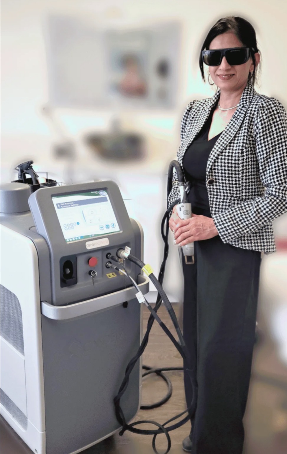 Candela GentleYAG laser hair removal machine at Studio 27