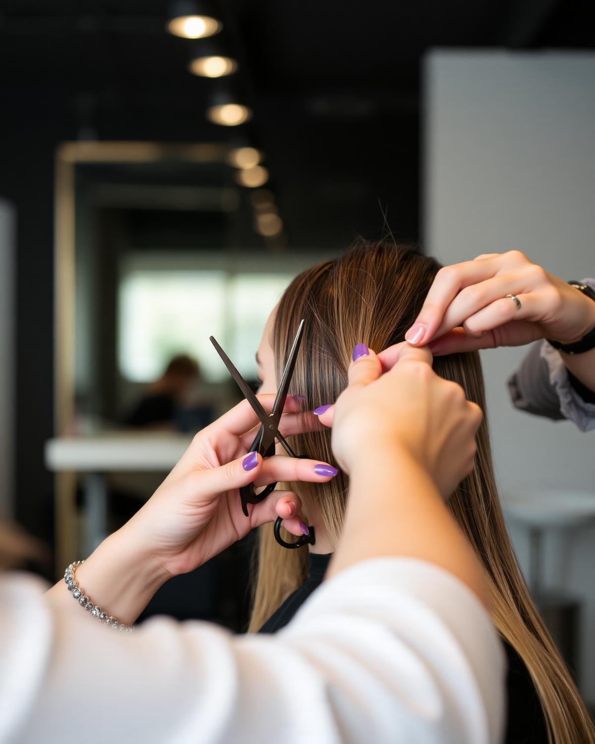 Hair styling at Laser Hair Removal Studio 27